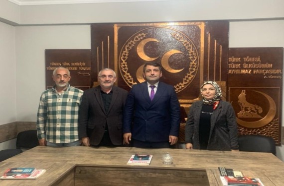 Tüm Çay İş Sendikası MHP Rize İl Başkanlığını Ziyaret Etti
