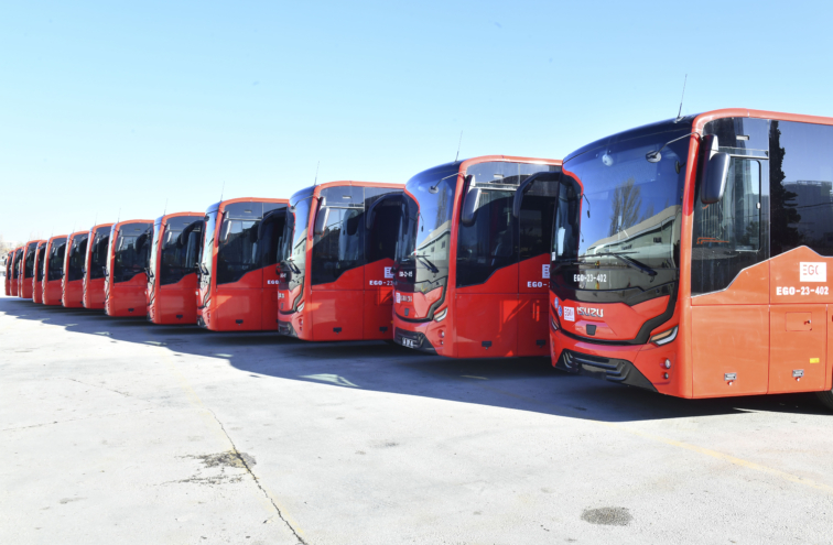 Ankara Büyükşehir’den Esenboğa’ya Bagaj Tasarımlı Yeni EGO Otobüsleri